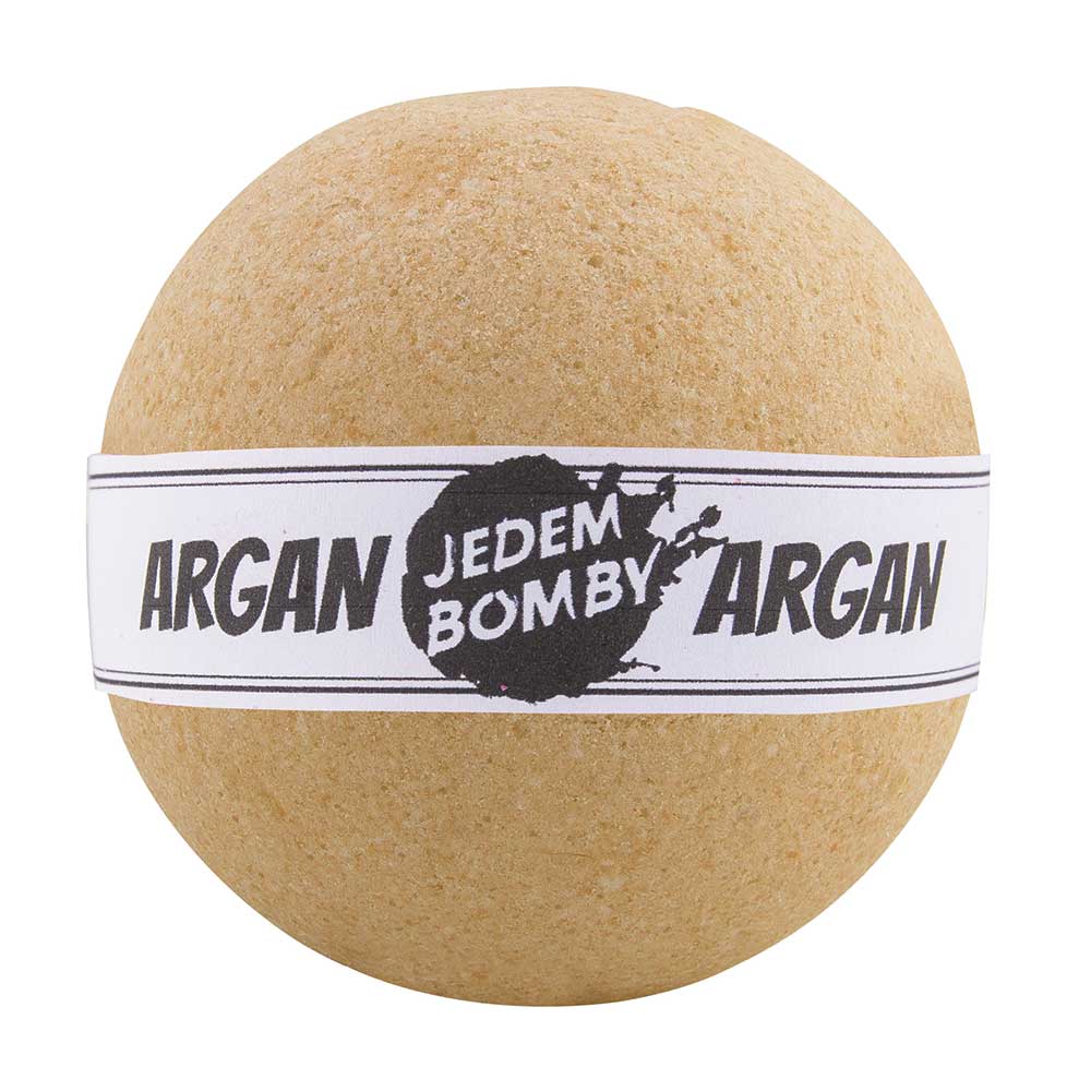 Šumivá pěnivá koule do koupele 100 g – argan