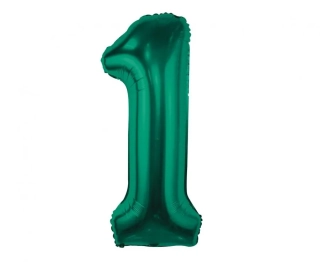 Nafukovací číslice zelená 1 85cm