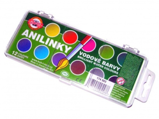 Anilinové barvy 12 barev