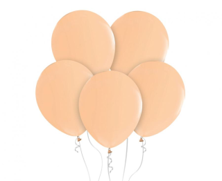 Balonky matné světle lososově