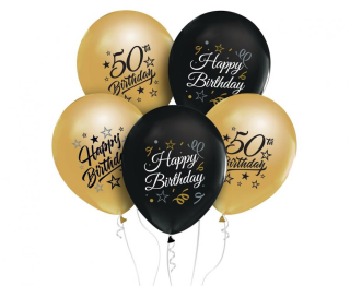 Latexové balonky s číslem 50
