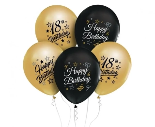Latexové balonky s číslem 18