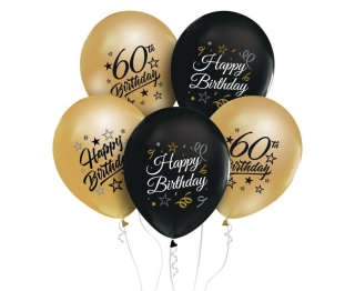 Latexové balonky s číslem 60