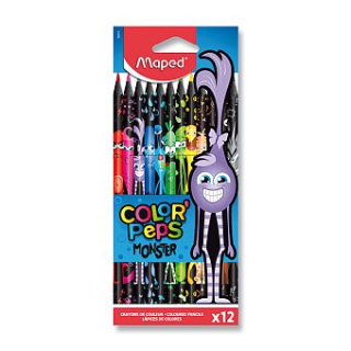 Pastelky Maped Color'Peps Monster 12 ks