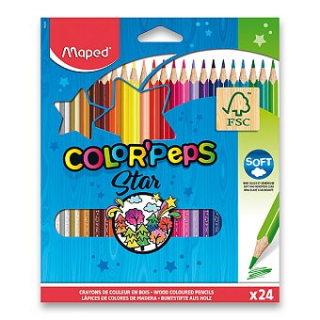 Pastelky Maped Color'Peps 24 ks