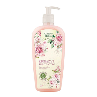 Krémové tekuté mýdlo s extrakty z šípků a květů růže 300 ml