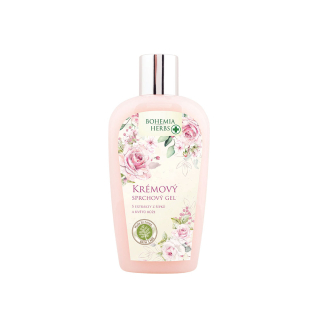 Krémový sprchový gel s extrakty z šípků a květů růže 250 ml