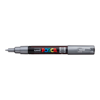 POSCA 1M stříbrný metalický popisovač hrot 0,7mm