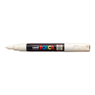 POSCA 1M smetanový popisovač hrot 0,7mm