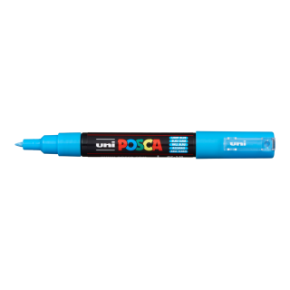 POSCA 1M světle modrý popisovač hrot 0,7mm