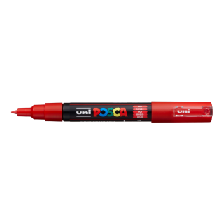 POSCA 1M červený popisovač hrot 0,7mm