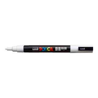 POSCA 3M bílý popisovač hrot 0,9-1,3mm