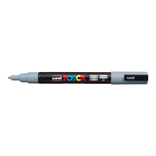 POSCA 3M šedý popisovač hrot 0,9-1,3mm