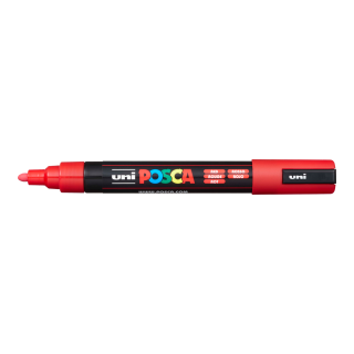 POSCA 5M červený popisovač hrot 1,8-2,5mm