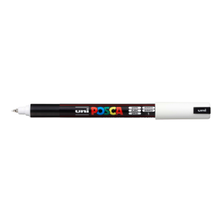 Posca 1MR bílý popisovač hrot 0,7 mm
