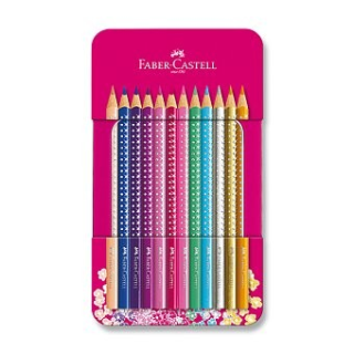 Pastelky Faber-Castell Sparkle - 12 barev