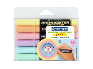 Sada zvýrazňovačů Highlighter 6ks