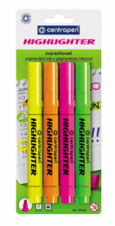 Sada zvýrazňovačů Highlighter 4ks