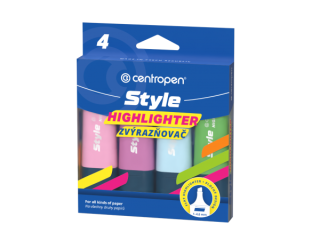 Sada zvýrazňovačů Highlighter 4ks
