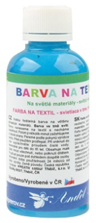Barva na textil sv. modrá 50g