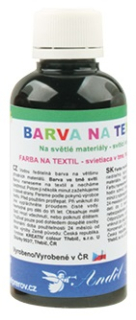 Barva na textil černá 50g