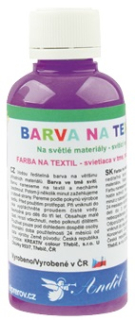 Barva na textil fialová 50g