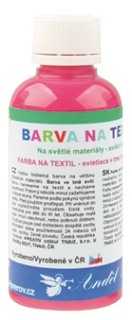 Barva na textil růžová 50g