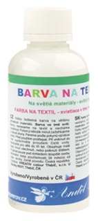 Barva na textil bílá 50g
