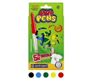 Foukací fixy na textil 5 barev