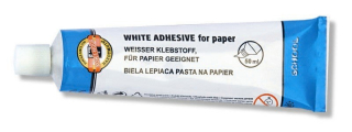 Lepící pasta na papír bílá