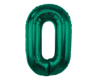 Nafukovací číslice zelená 0 85cm