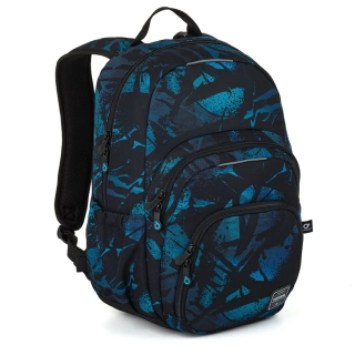 Studentský batoh Blue Abstract SKYE 26044